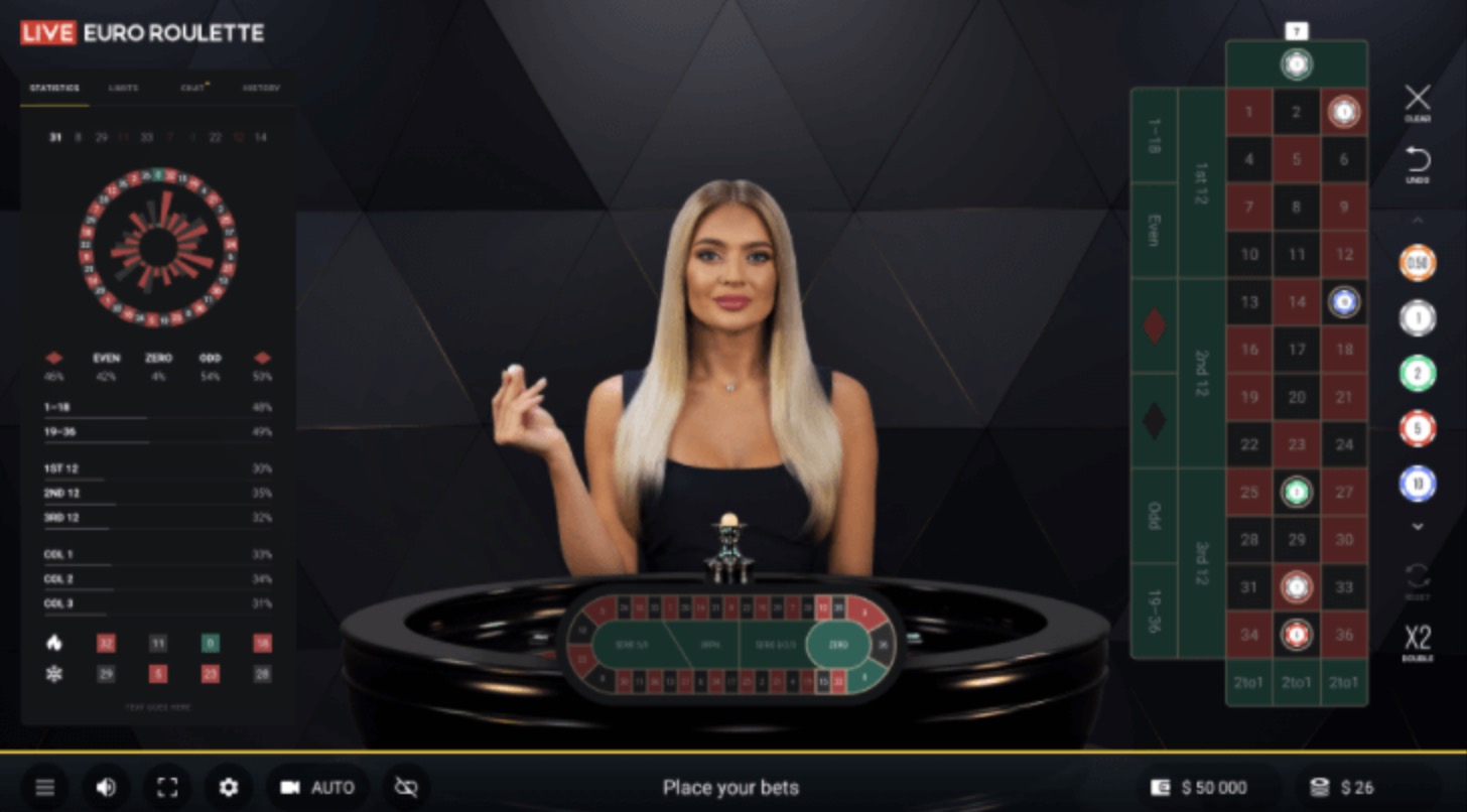 Atmosfera Gaming 라이브 룰렛