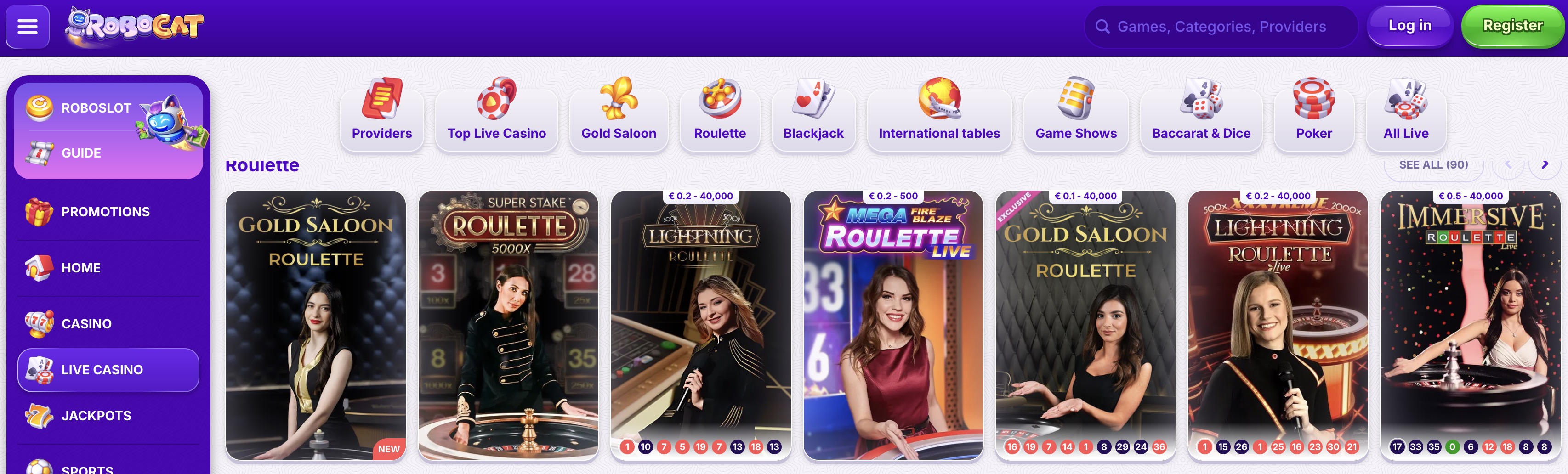 RoboCat Casino
