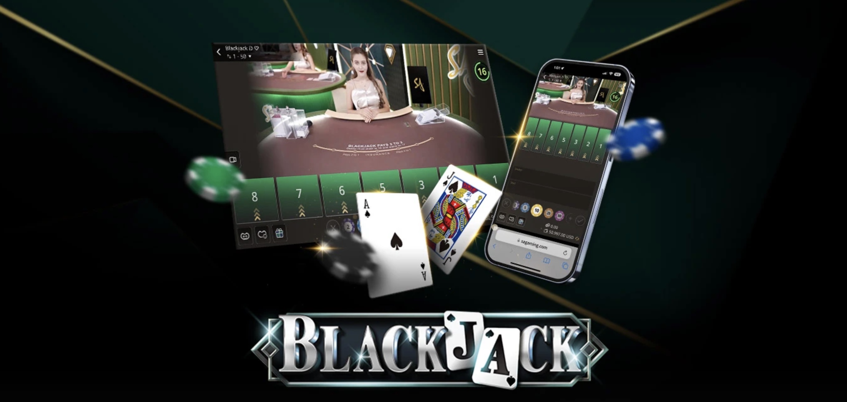 SA Gaming의 다른 라이브 블랙잭